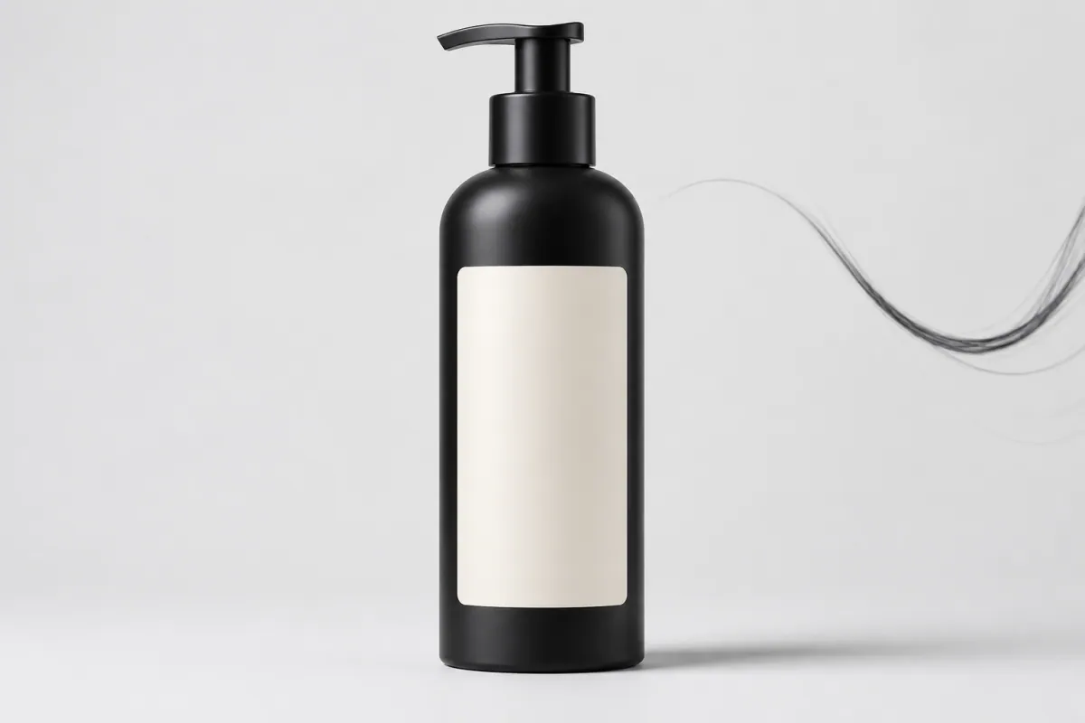 Black Hair Shampoo private label packaging